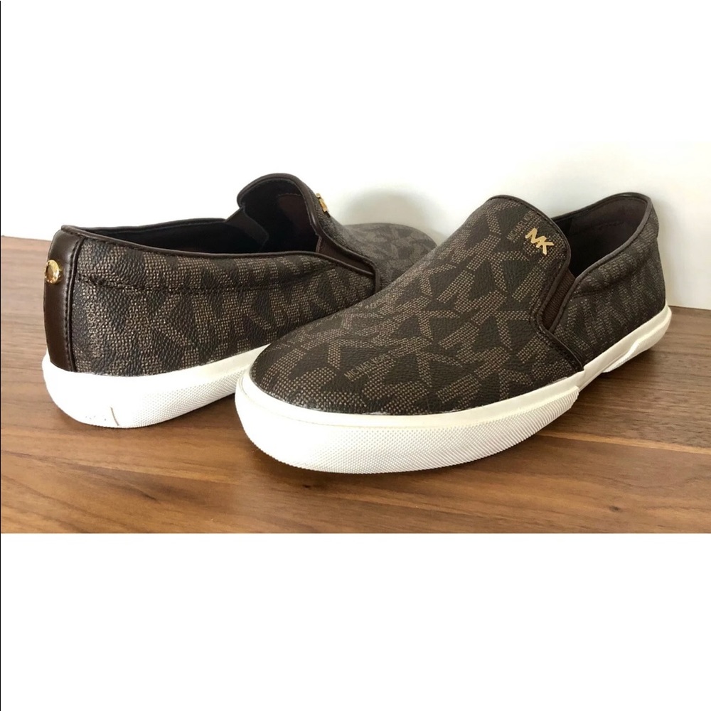 Michael Kors Women’s Brown MK Boerum Double Gore
